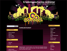Tablet Screenshot of erlebnisgeschenke-anbieter.de